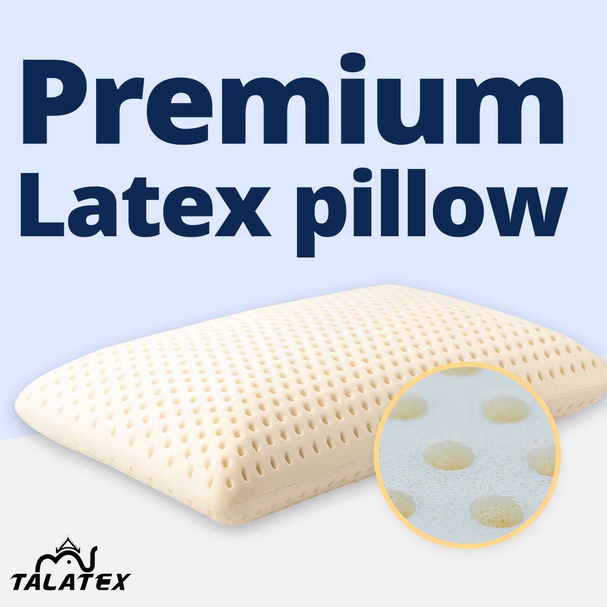 Premium Latex Pillow (Talalay Process)