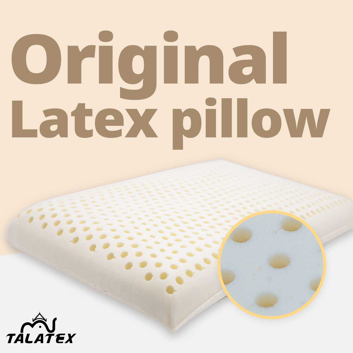 Original Latex Pillow (Dunlop Process)