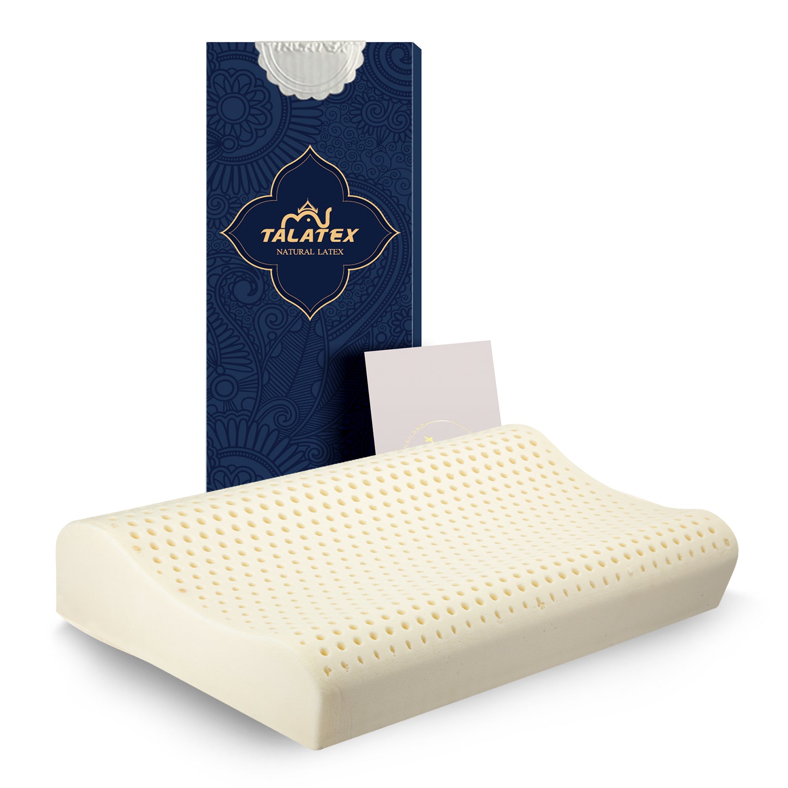 1pc Paratex Talalay 100% Natural Premium Latex purchases Pillow, Orthordic Ergonomic-PrC